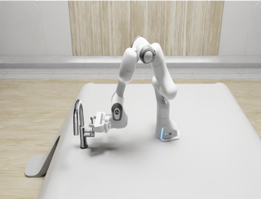 Faucet turning initial state